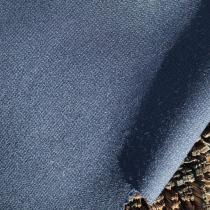 Tissu gabardine de laine  100% UNI - bleu marine