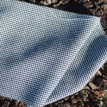 Tissu lainage petit pied de poule noir et blanc