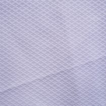 tissu ELOÏSE piqué coton polyester blanc 